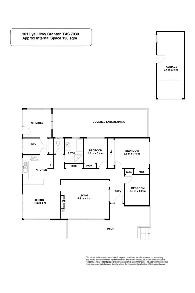 Floorplan of Homely house listing, 101 Lyell Highway, Granton TAS 7030
