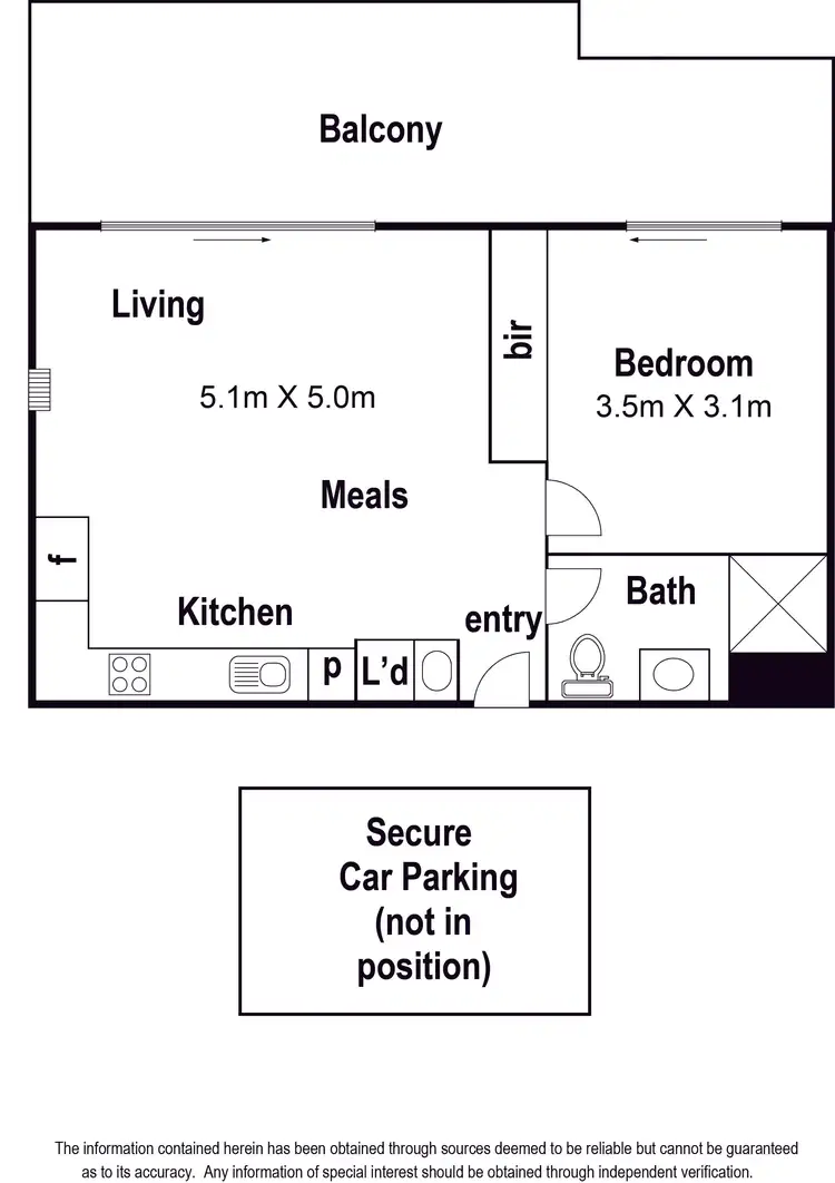 Floorplan of Homely apartment listing, 219/1 Bent Street, Northcote VIC 3070