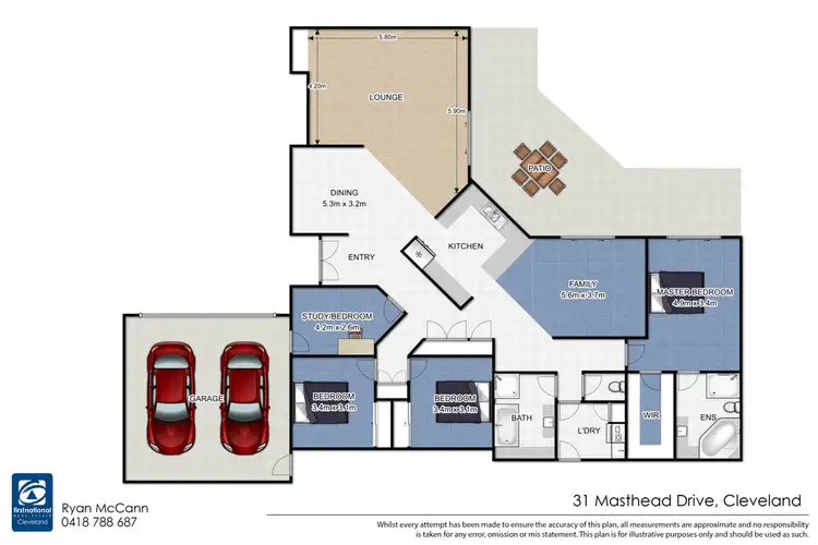 Floorplan of Homely house listing, 31 Masthead Drive, Raby Bay QLD 4163