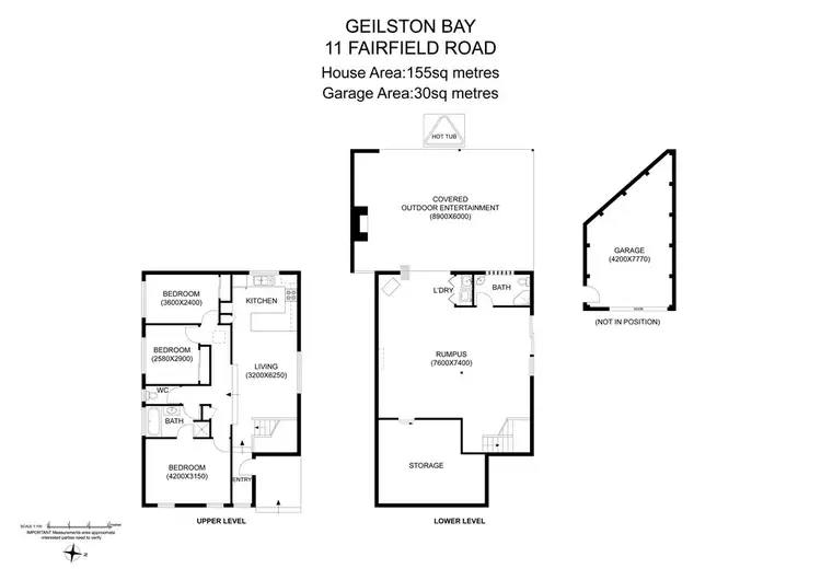 Floorplan of Homely house listing, 11 Fairfield Road, Geilston Bay TAS 7015