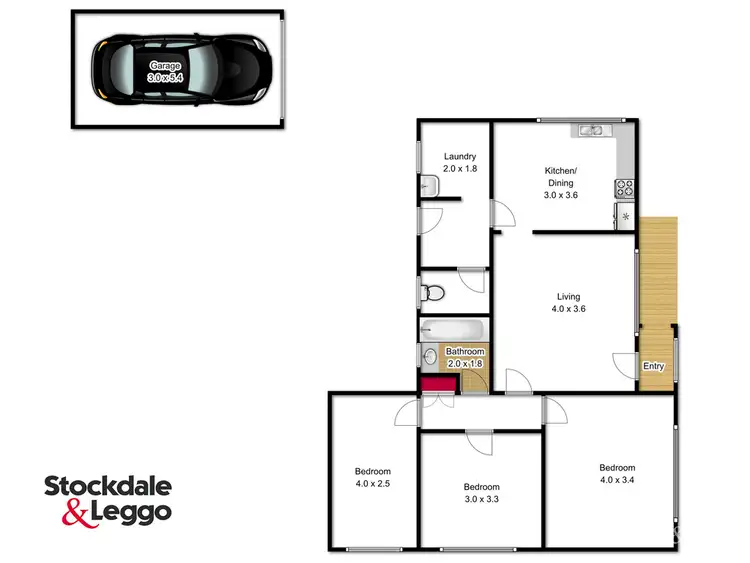 Floorplan of Homely house listing, 24 Armstrong Court, Traralgon VIC 3844