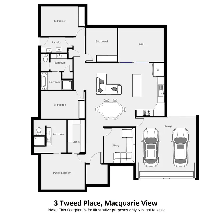 Floorplan of Homely house listing, 3 TWEED PLACE, Dubbo NSW 2830