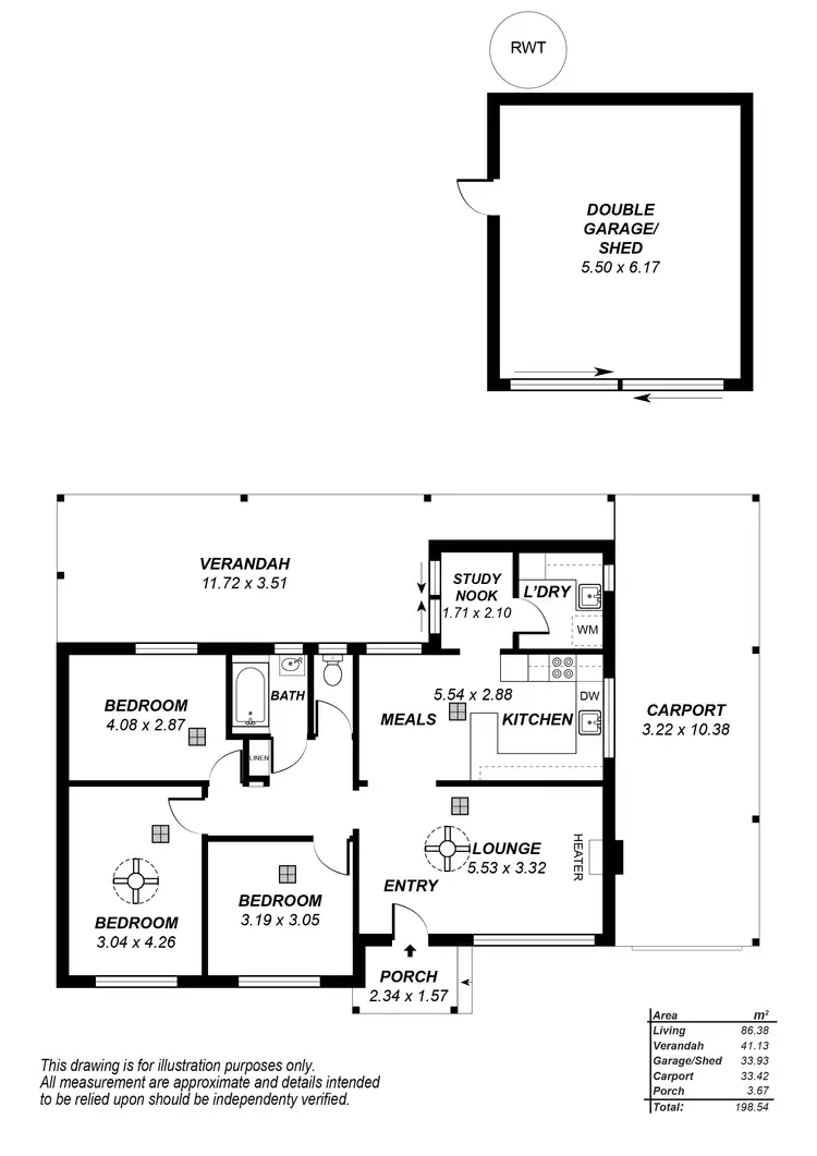 Floorplan of Homely house listing, 7 Pike Street, Christies Beach SA 5165