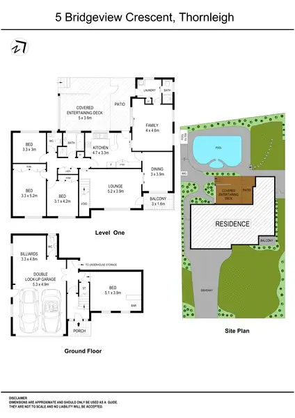 Floorplan of Homely house listing, 5 Bridgeview Crescent, Thornleigh NSW 2120