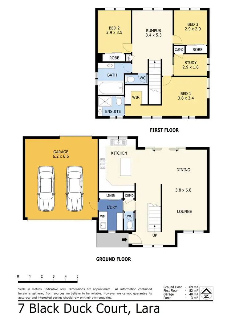Floorplan of Homely house listing, 7 Black Duck Court, Lara VIC 3212