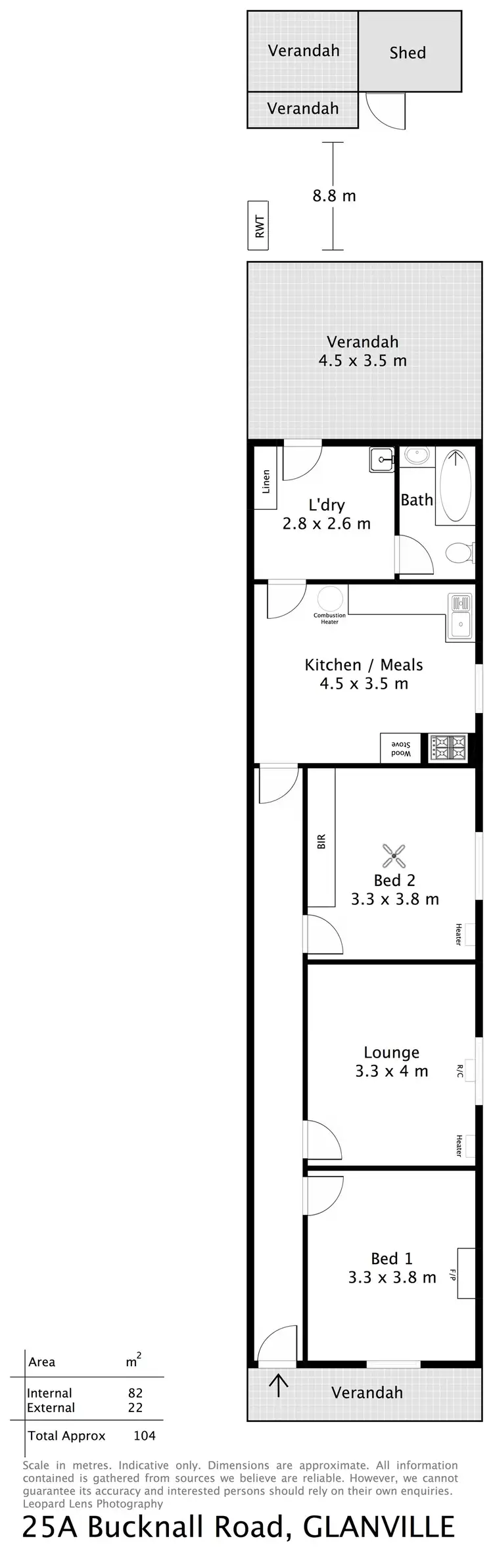 Floorplan of Homely house listing, 25a Bucknall Road, Glanville SA 5015