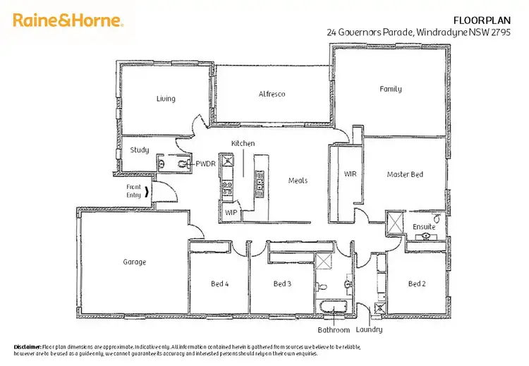 Floorplan of Homely house listing, 24 Governors Parade, Windradyne NSW 2795