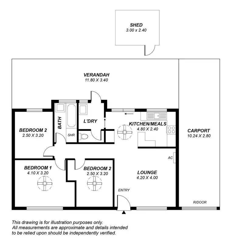 Floorplan of Homely house listing, 137 Andrew Smith Drive, Parafield Gardens SA 5107