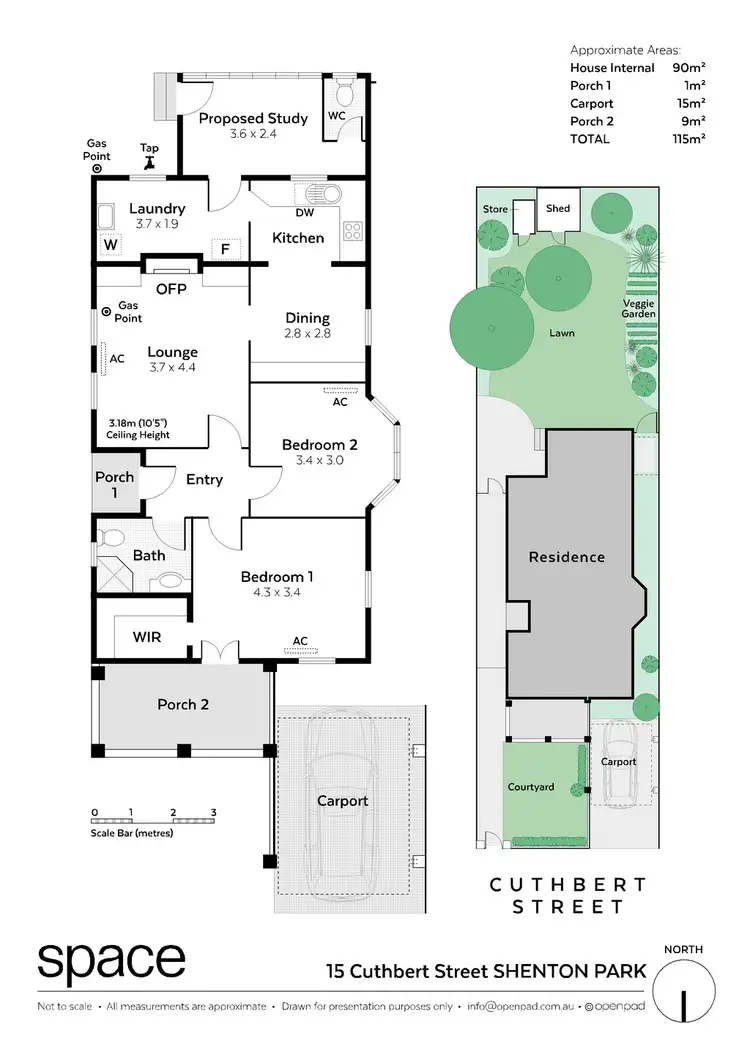 Floorplan of Homely house listing, 15 Cuthbert Street, Shenton Park WA 6008