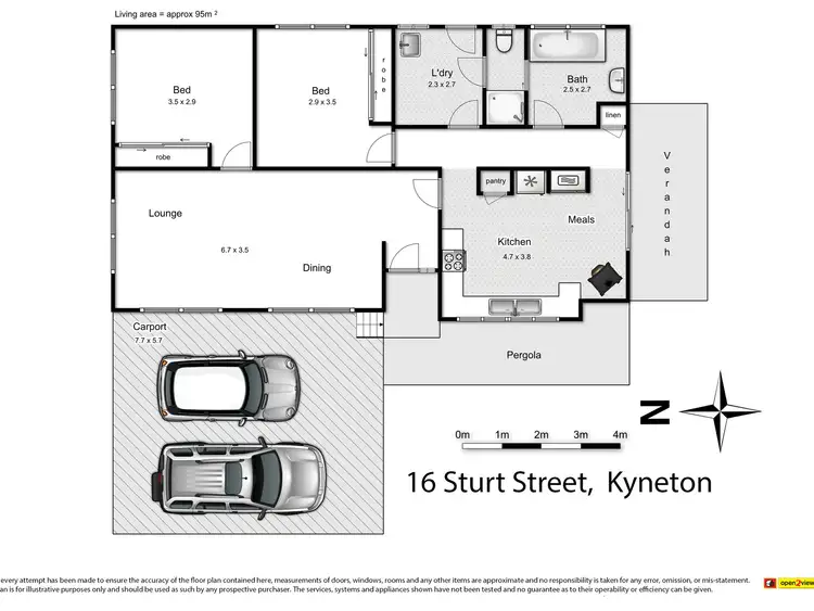 Floorplan of Homely house listing, 16 Sturt Street, Kyneton VIC 3444