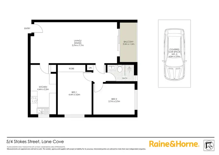 Floorplan of Homely apartment listing, 5/4 Stokes Street, Lane Cove NSW 2066
