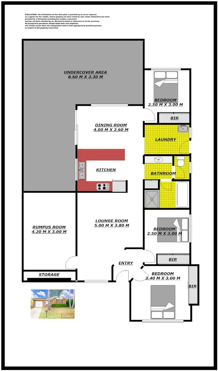 Floorplan of Homely house listing, 44 Oriole Street, Glenmore Park NSW 2745