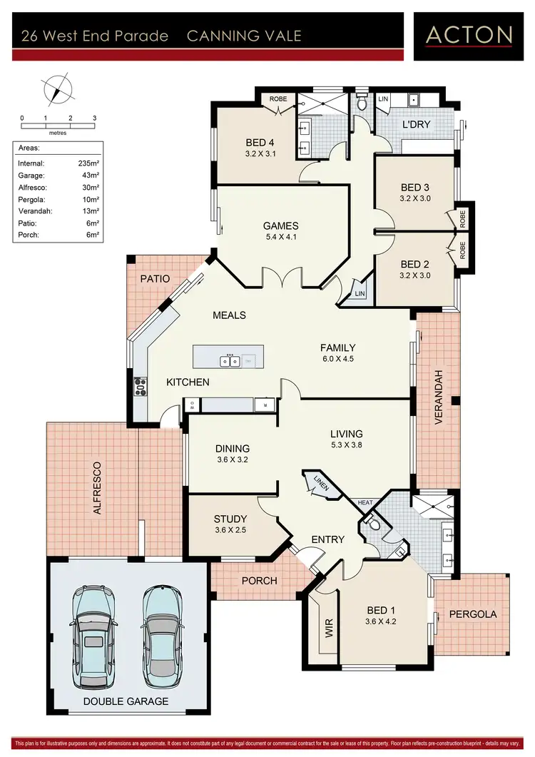 Floorplan of Homely house listing, 26 West End Parade, Canning Vale WA 6155