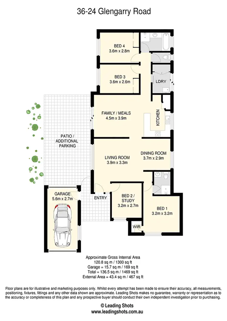 Floorplan of Homely house listing, 36/24 Glengarry Road, Keperra QLD 4054