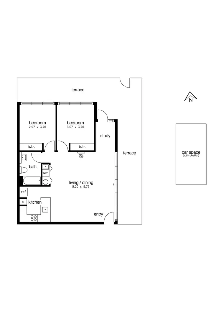 Floorplan of Homely apartment listing, 213A/105 Pier Street, Altona VIC 3018
