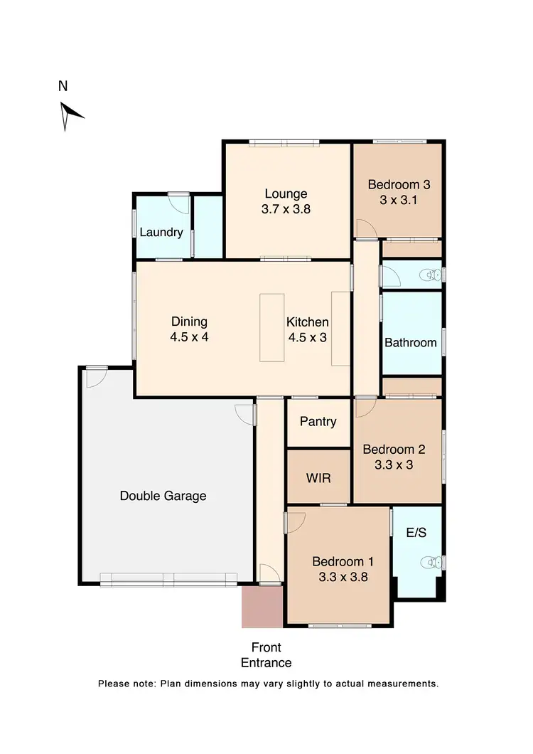 Floorplan of Homely house listing, 3/501 Bradshaw Street, Golden Point VIC 3350