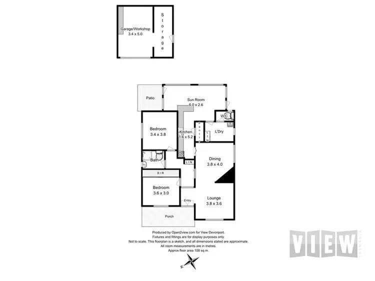 Floorplan of Homely house listing, 75 Drake Street, Devonport TAS 7310