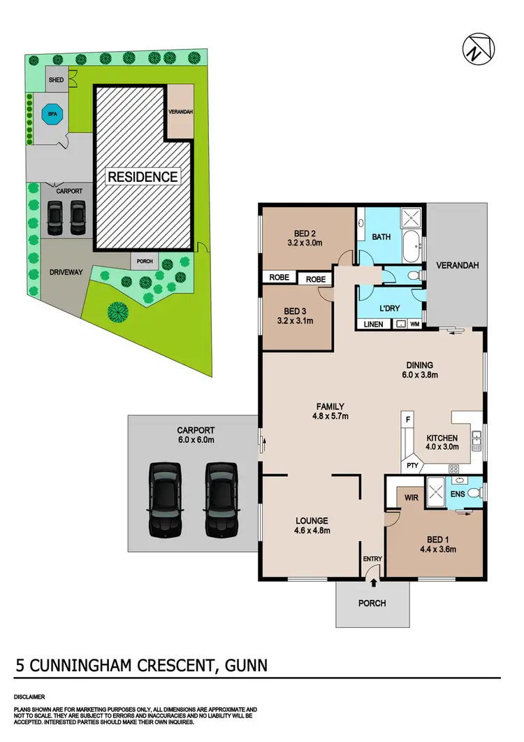 Floorplan of Homely house listing, 5 Cunningham Crescent, Gunn NT 832