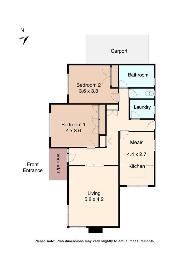 Floorplan of Homely house listing, 306 Dawson Street, Ballarat Central VIC 3350