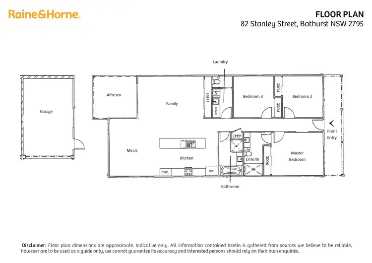 Floorplan of Homely house listing, 82A Stanley Street, Bathurst NSW 2795