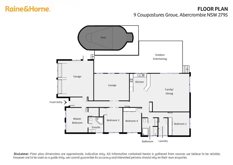 Floorplan of Homely house listing, 9 Cowpastures Grove, Abercrombie NSW 2795
