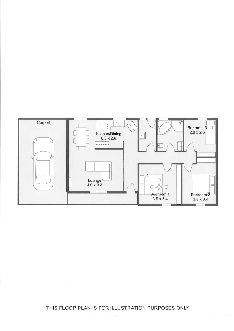 Floorplan of Homely house listing, 17 HOARE TERRACE, Padthaway SA 5271