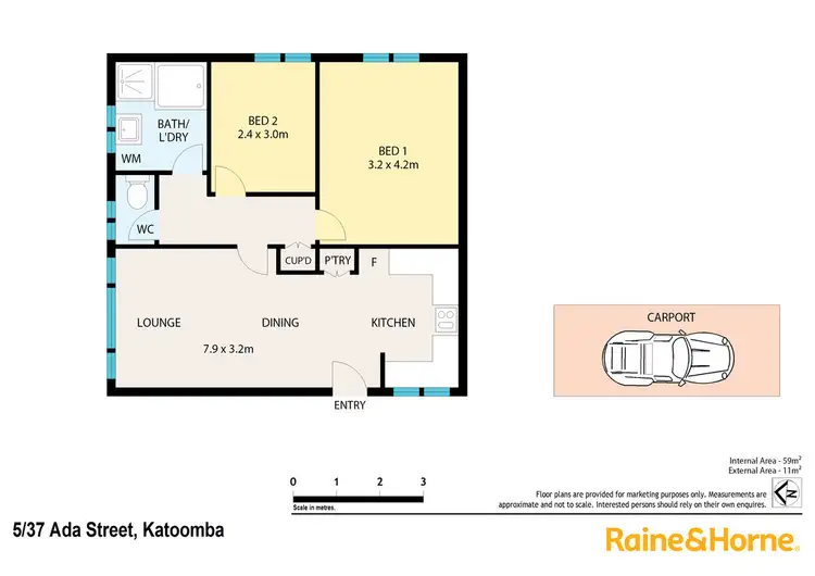 Floorplan of Homely apartment listing, Unit 5 / 37 Ada Street, Katoomba NSW 2780