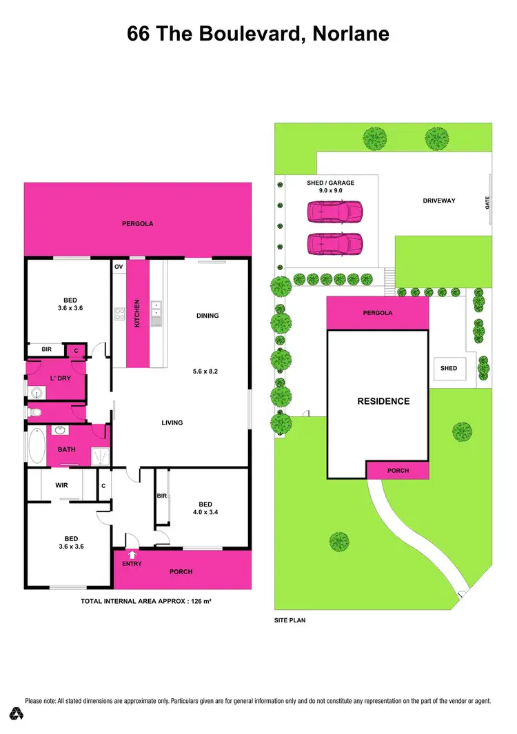 Floorplan of Homely house listing, 66 The Boulevard, Norlane VIC 3214