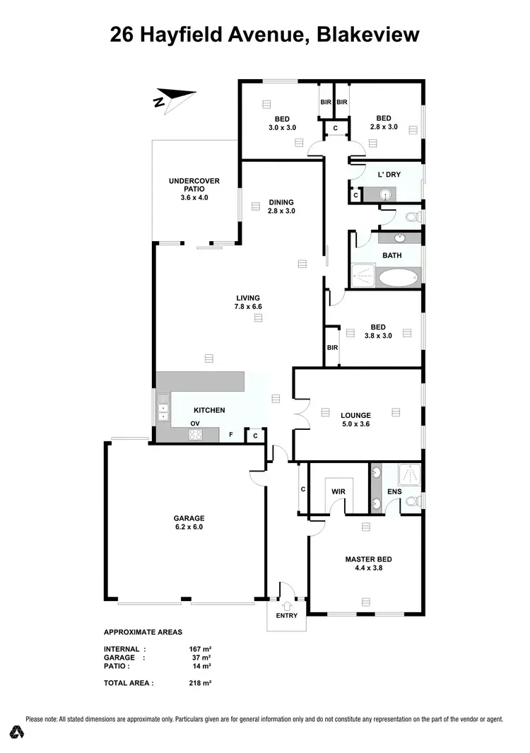 Floorplan of Homely house listing, 26 Hayfield Avenue, Blakeview SA 5114