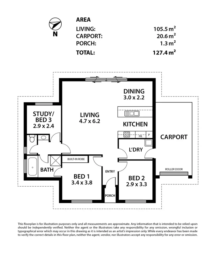 Floorplan of Homely house listing, 8 Webers Way, Clayton Bay SA 5256