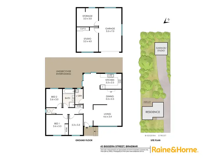 Floorplan of Homely house listing, 43 Biggera Street, Mittagong NSW 2575