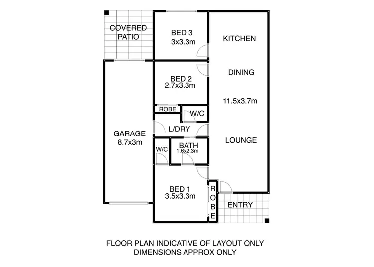 Floorplan of Homely townhouse listing, 21/ 1 Mount Warren Blvd, Mount Warren Park QLD 4207