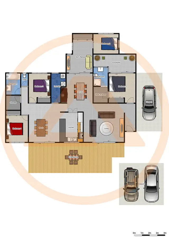 Floorplan of Homely house listing, 6 Cranfield Street, Sunnybank Hills QLD 4109