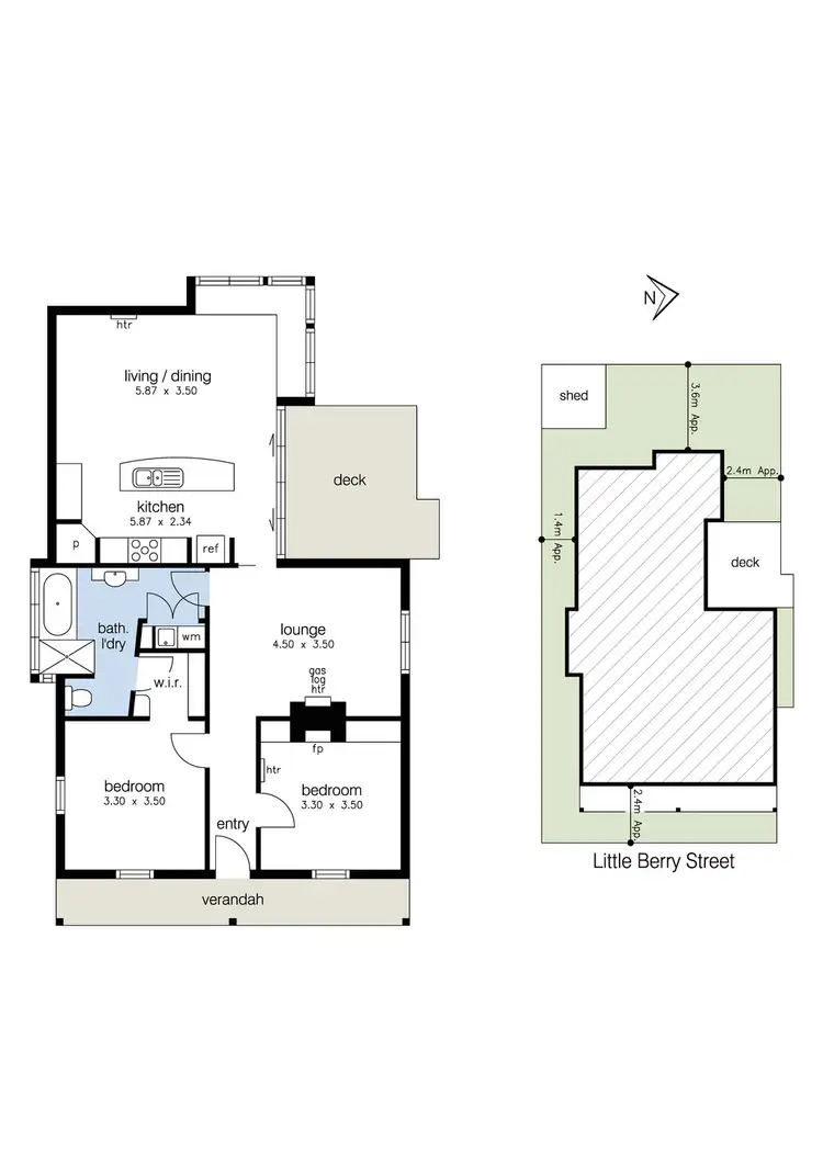 Floorplan of Homely house listing, 3 Little Berry Street, Yarraville VIC 3013