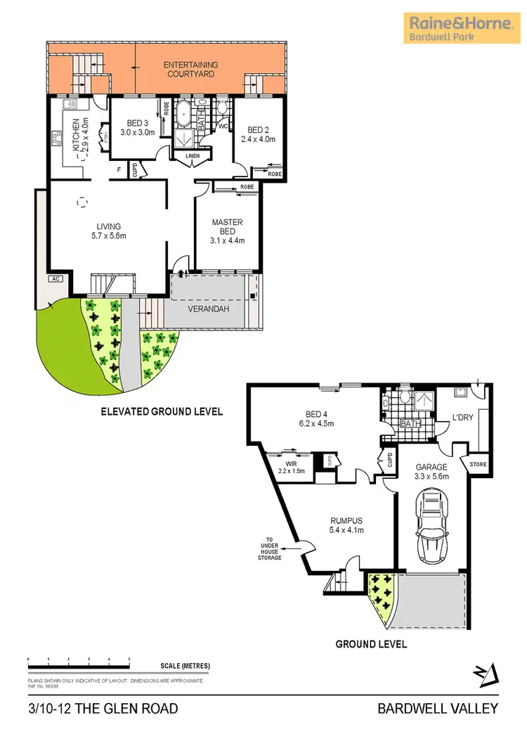 Floorplan of Homely townhouse listing, 3/10-12 The Glen Road, Bardwell Valley NSW 2207