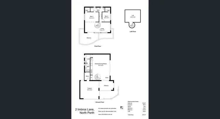 Floorplan of Homely house listing, 2 Imbros Lane, North Perth WA 6006