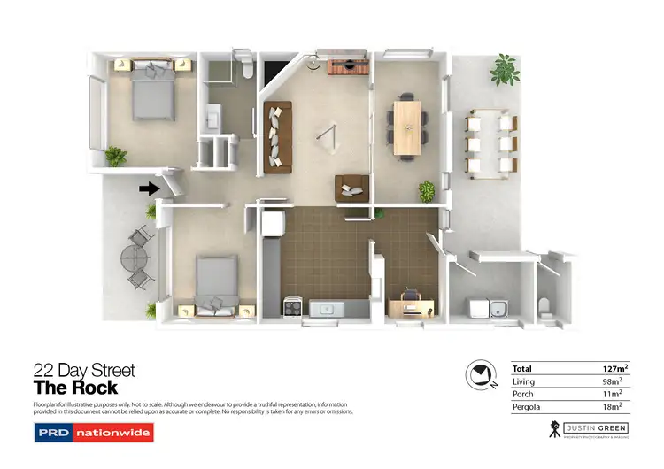 Floorplan of Homely house listing, 22 Day Street, The Rock NSW 2655