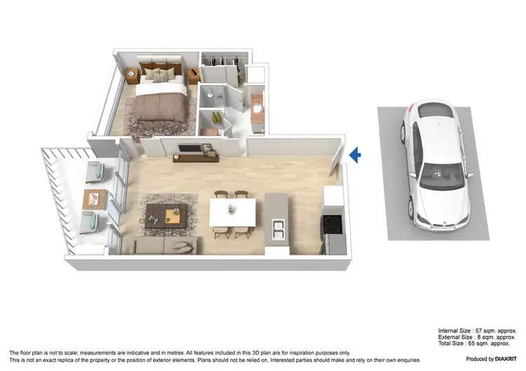 Floorplan of Homely apartment listing, 1009/180 City Road, Southbank VIC 3006