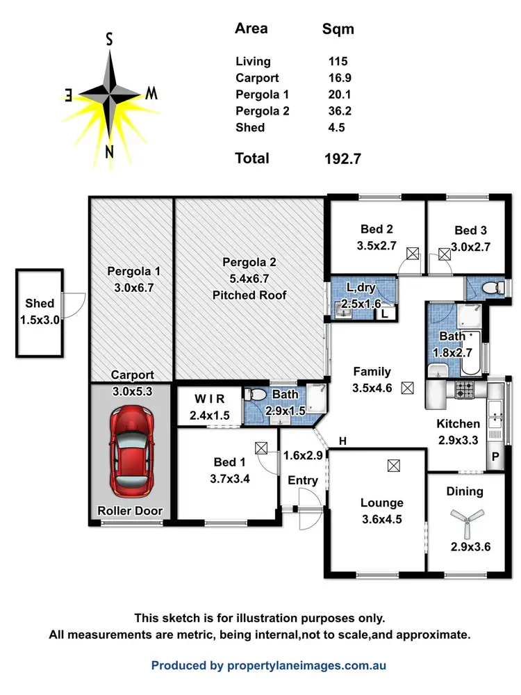 Floorplan of Homely house listing, 3 Carr Street, Gawler East SA 5118
