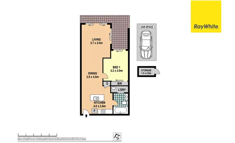 Floorplan of Homely apartment listing, 427/22 Baywater Drive, Wentworth Point NSW 2127