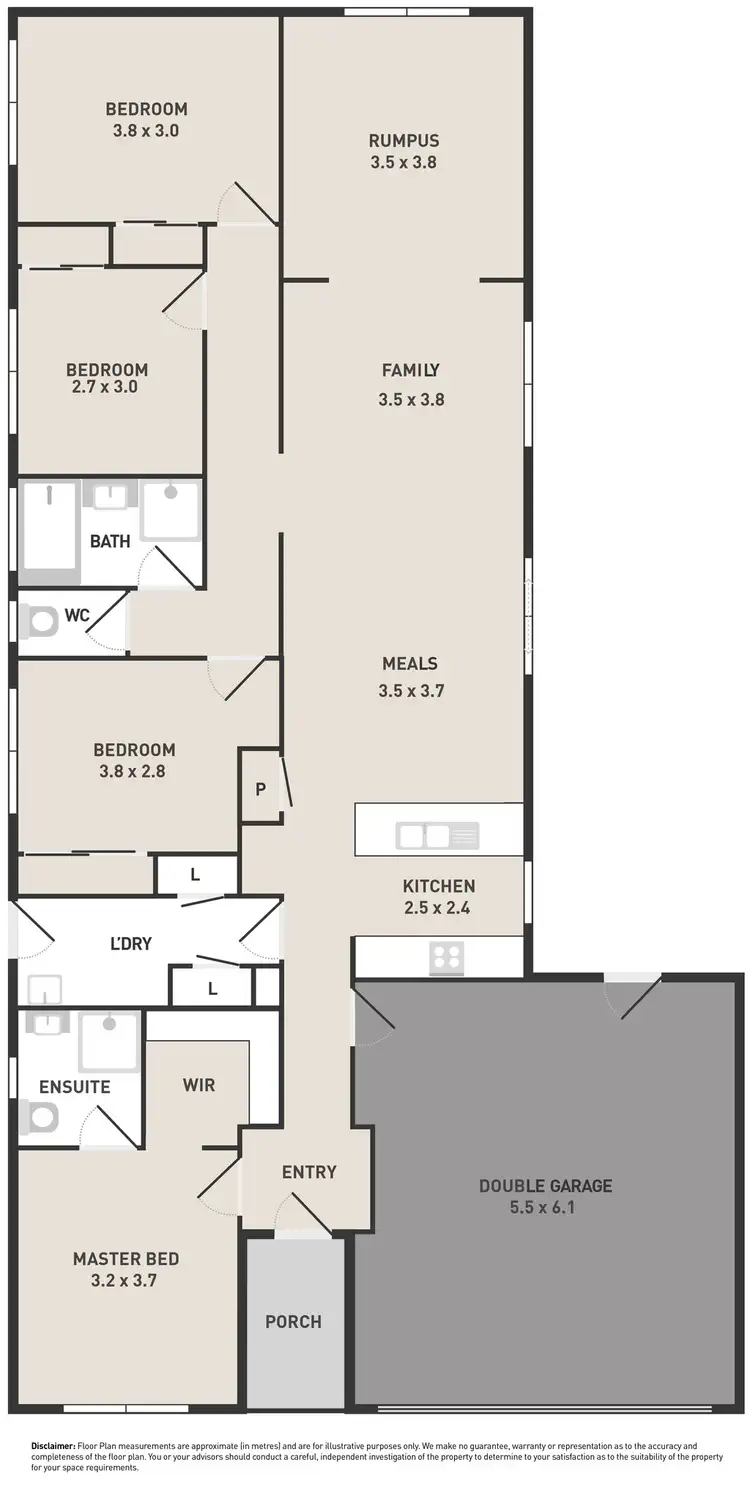 Floorplan of Homely house listing, 27 Arrowhead Street, Manor Lakes VIC 3024
