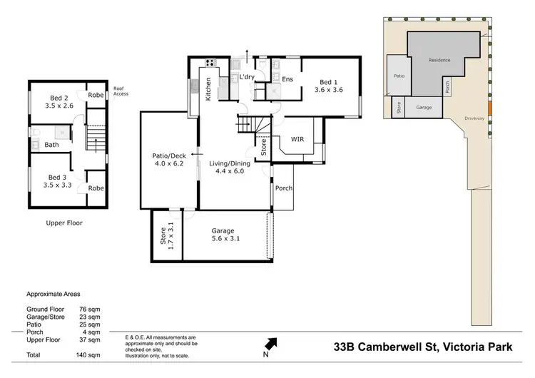 Floorplan of Homely house listing, 33B Camberwell Street, East Victoria Park WA 6101