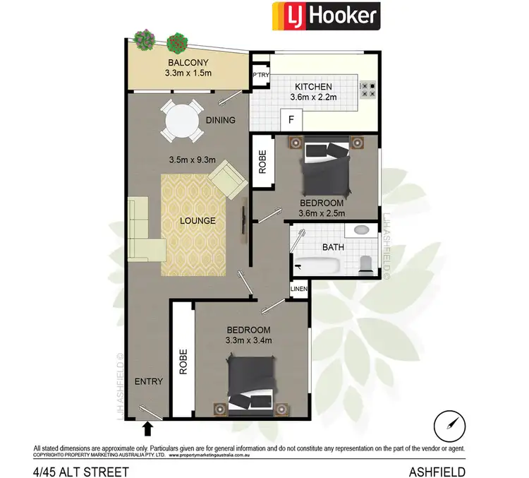 Floorplan of Homely unit listing, 4/45 Alt Street, Ashfield NSW 2131