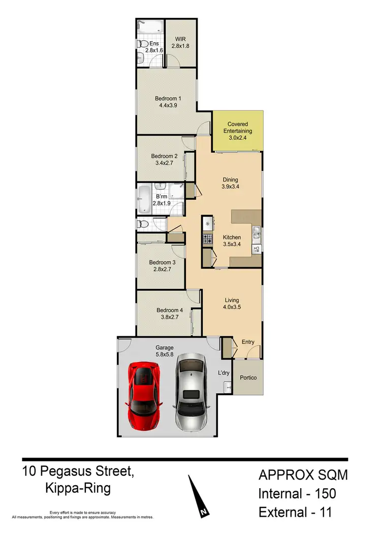 Floorplan of Homely house listing, 10 Pegasus Street, Kippa-ring QLD 4021