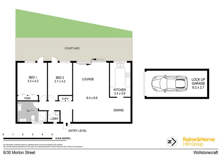 Floorplan of Homely unit listing, 6/30 Morton Street, Wollstonecraft NSW 2065