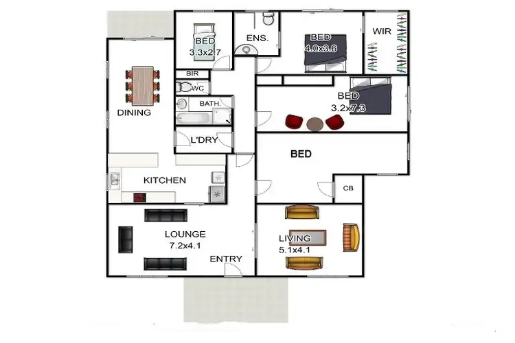 Floorplan of Homely house listing, 1055 Healesville Yarra Glen Road, Yarra Glen VIC 3775