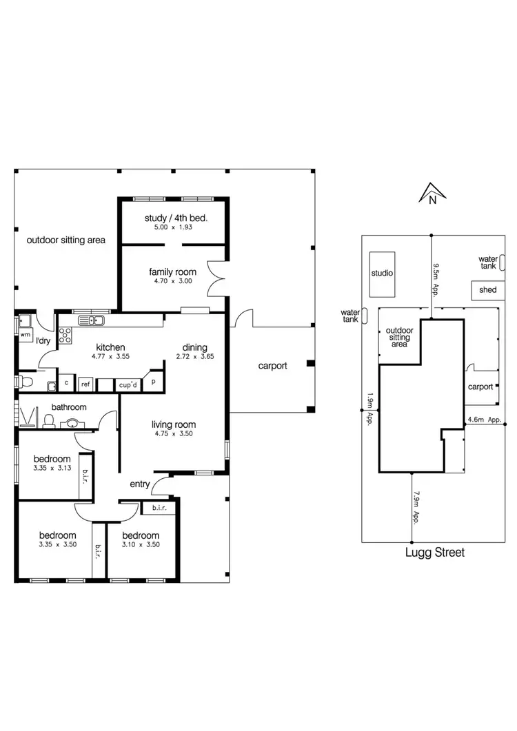 Floorplan of Homely house listing, 4 Lugg Street, Altona VIC 3018