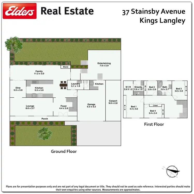 Floorplan of Homely house listing, 37 Stainsby Avenue, Kings Langley NSW 2147