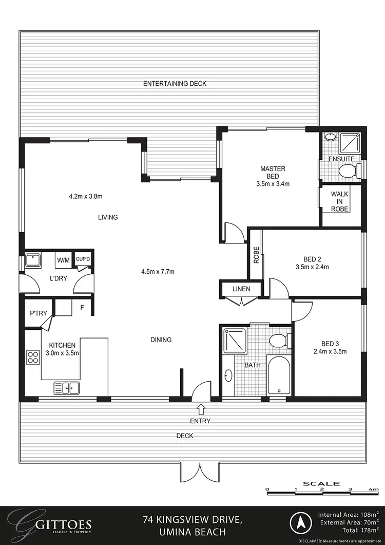 Floorplan of Homely house listing, 74 Kingsview Drive, Umina Beach NSW 2257