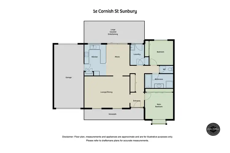 Floorplan of Homely house listing, 1E Cornish Street, Sunbury VIC 3429